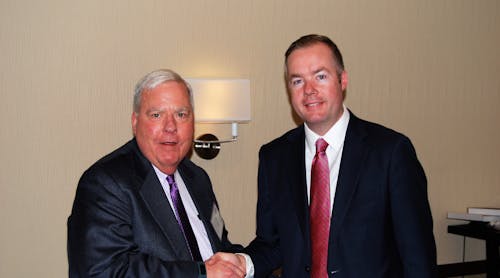 L to R: Michael Duffy, CEO/Chairman of Per Mar and Past President of NCISS, and Brad Duffy.