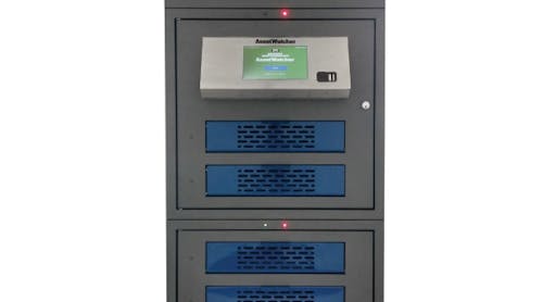 AssetWatcher is an RFID-enabled locker system that enables businesses to secure and track valuable assets.