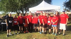Employees from Hikvision USA Inc. and Hikvision Canada Inc. participated in the Mission 500 Security 5/2K at ISC West 2018 to raise funds to provide food, clothing and educational supplies for kids in need in the U.S. Employees from Hikvision USA Inc. and Hikvision Canada Inc. participated in the Mission 500 Security 5/2K at ISC West 2018 to raise funds to provide food, clothing and educational supplies for kids in need in the U.S.