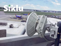 The John Glenn Columbus International Airport in Columbus, Ohio, has deployed mmWave radios from Siklu providing wireless connectivity for a remote building and the airport runway for the purposes of local area network connectivity (LAN, internet, VOIP). The John Glenn Columbus International Airport in Columbus, Ohio, has deployed mmWave radios from Siklu providing wireless connectivity for a remote building and the airport runway for the purposes of local area network connectivity (LAN, internet, VOIP).