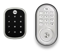 Yale now offers a total of three model options for the Amazon Key Home Kit – touchscreen and pushbutton deadbolts with a key override, and a slim, key free model. New to the Amazon Key Home Kit is the Yale Assure Lock Pushbutton Deadbolt (YRD216) with key override, and the slim, key free Yale Assure Lock SL (YRD256), the slimmest electronic deadbolt on the market with an edge-to-edge touchscreen keypad. Yale now offers a total of three model options for the Amazon Key Home Kit – touchscreen and pushbutton deadbolts with a key override, and a slim, key free model. New to the Amazon Key Home Kit is the Yale Assure Lock Pushbutton Deadbolt (YRD216) with key override, and the slim, key free Yale Assure Lock SL (YRD256), the slimmest electronic deadbolt on the market with an edge-to-edge touchscreen keypad.