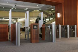 Boon Edam recently announced that its Trilock 60 and Trilock 75 turnstiles have a completely re-engineered internal mechanism that operates more smoothly and with an exceptionally quiet operation during use, when the arms are rotating into the next position. Boon Edam recently announced that its Trilock 60 and Trilock 75 turnstiles have a completely re-engineered internal mechanism that operates more smoothly and with an exceptionally quiet operation during use, when the arms are rotating into the next position.
