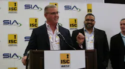 Derek Radoski, president of Fast50 top integrator TIC, thanked many of his mentors over the course of his long security career.