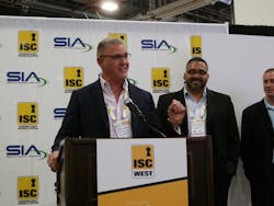 Derek Radoski, president of Fast50 top integrator TIC, thanked many of his mentors over the course of his long security career. Derek Radoski, president of Fast50 top integrator TIC, thanked many of his mentors over the course of his long security career.