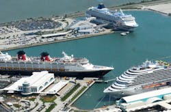 Port Canaveral in Cape Canaveral, FL. Port Canaveral in Cape Canaveral, FL.