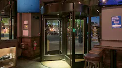BoonAssist TQ manual revolving door saves space and keeps cold air out while Crafthouse customers enjoy local, curated fare.