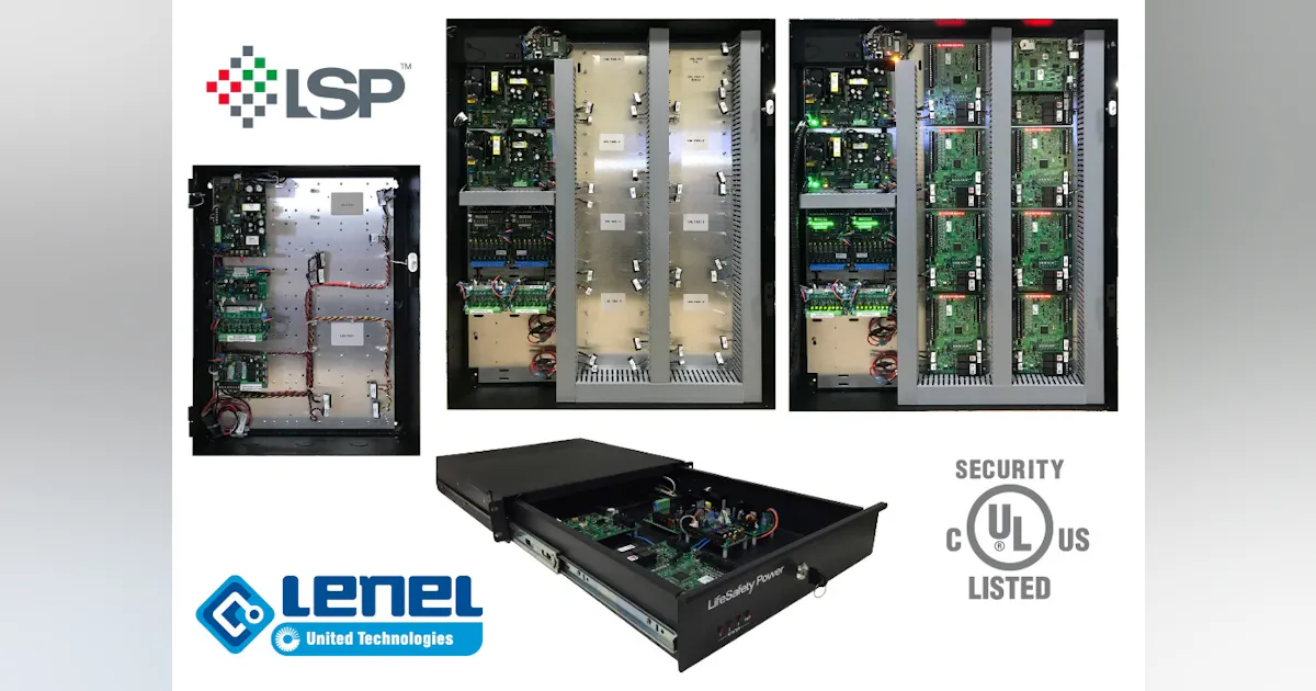 Lenel Computer Lenel introduces LifeSafety Power ProWire unified power solution for ...