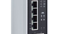 The Moxa EDS-P506E-4PoE Gigabit managed PoE+ Ethernet switch comes standard with 4 10/100BaseT(X), 802.3af (PoE), and 802.3at (PoE+) compliant Ethernet ports, and 2 combo Gigabit Ethernet ports. It will provide up to 60W per PoE port with a 180W total power budget, enhanced security, and smart PoE power management to deliver uninterrupted data and power over Ethernet, even when subjected to harsh EMI and surge conditions. The Moxa EDS-P506E-4PoE Gigabit managed PoE+ Ethernet switch comes standard with 4 10/100BaseT(X), 802.3af (PoE), and 802.3at (PoE+) compliant Ethernet ports, and 2 combo Gigabit Ethernet ports. It will provide up to 60W per PoE port with a 180W total power budget, enhanced security, and smart PoE power management to deliver uninterrupted data and power over Ethernet, even when subjected to harsh EMI and surge conditions.