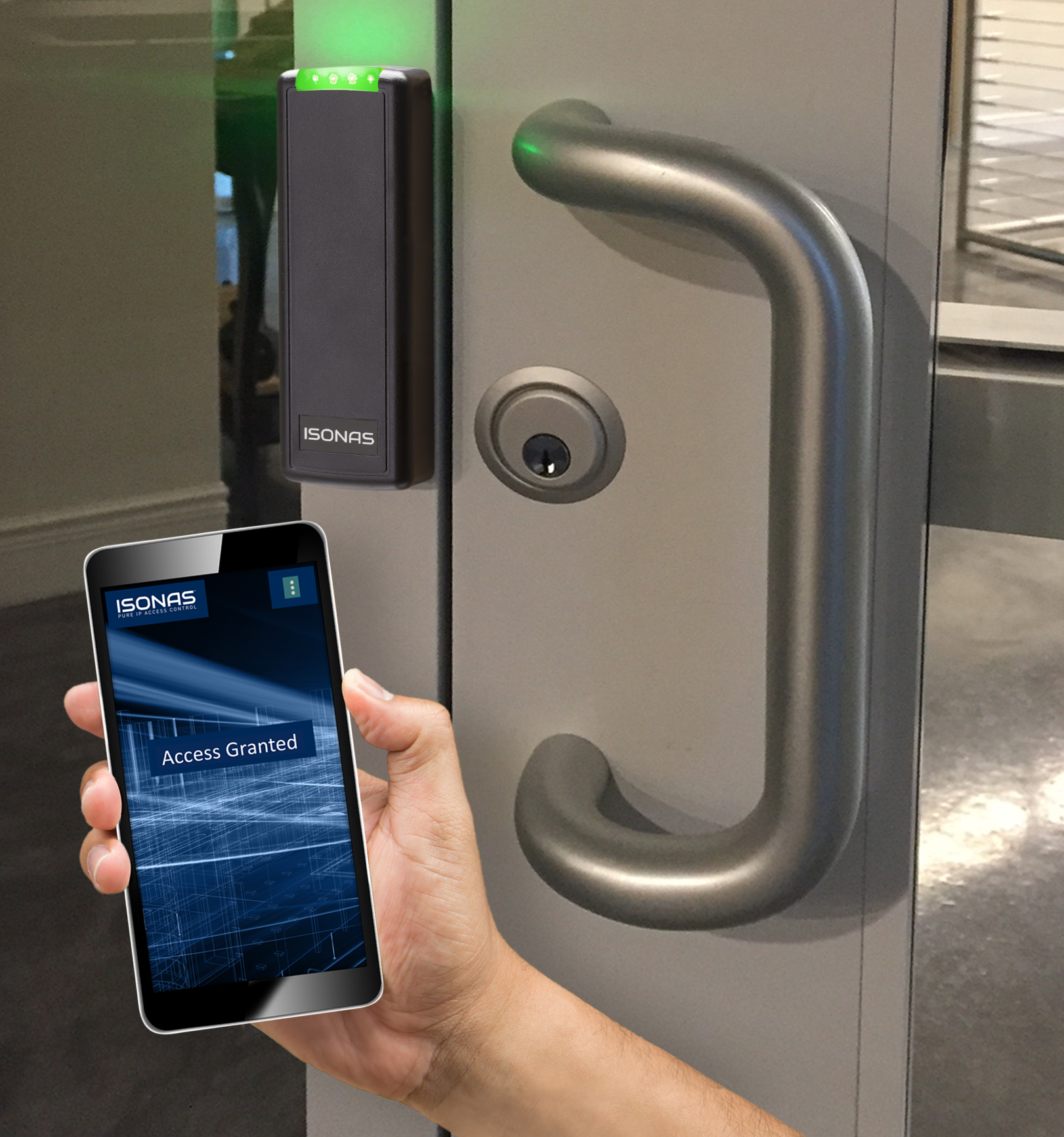 ISONAS has edge-computing technology that provides innovative access control solutions for non-residential markets.