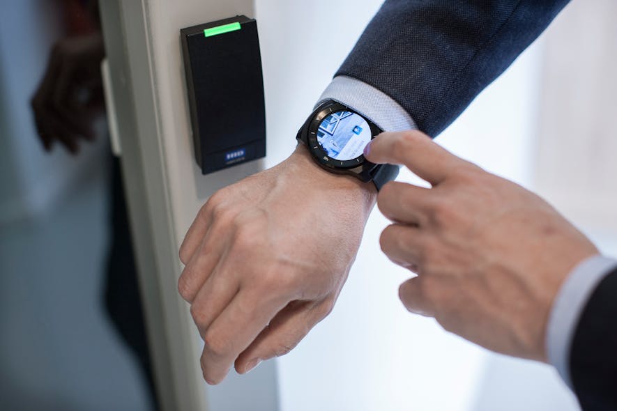 The security market can more closely tie a credential to a person by leveraging smartphones or connected wearable devices.