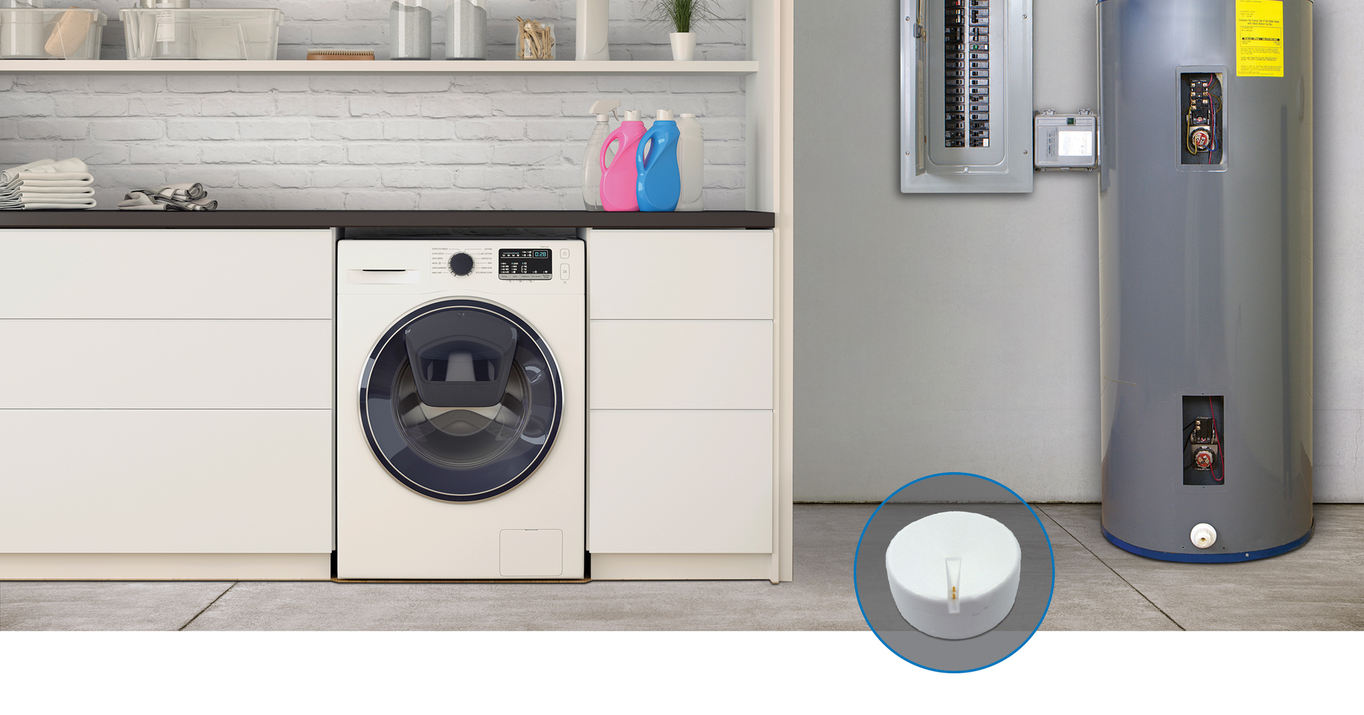 The Water Leak Detector is a &lsquo;notification&rsquo; sensor, designed to give homeowners important information in advance of events.