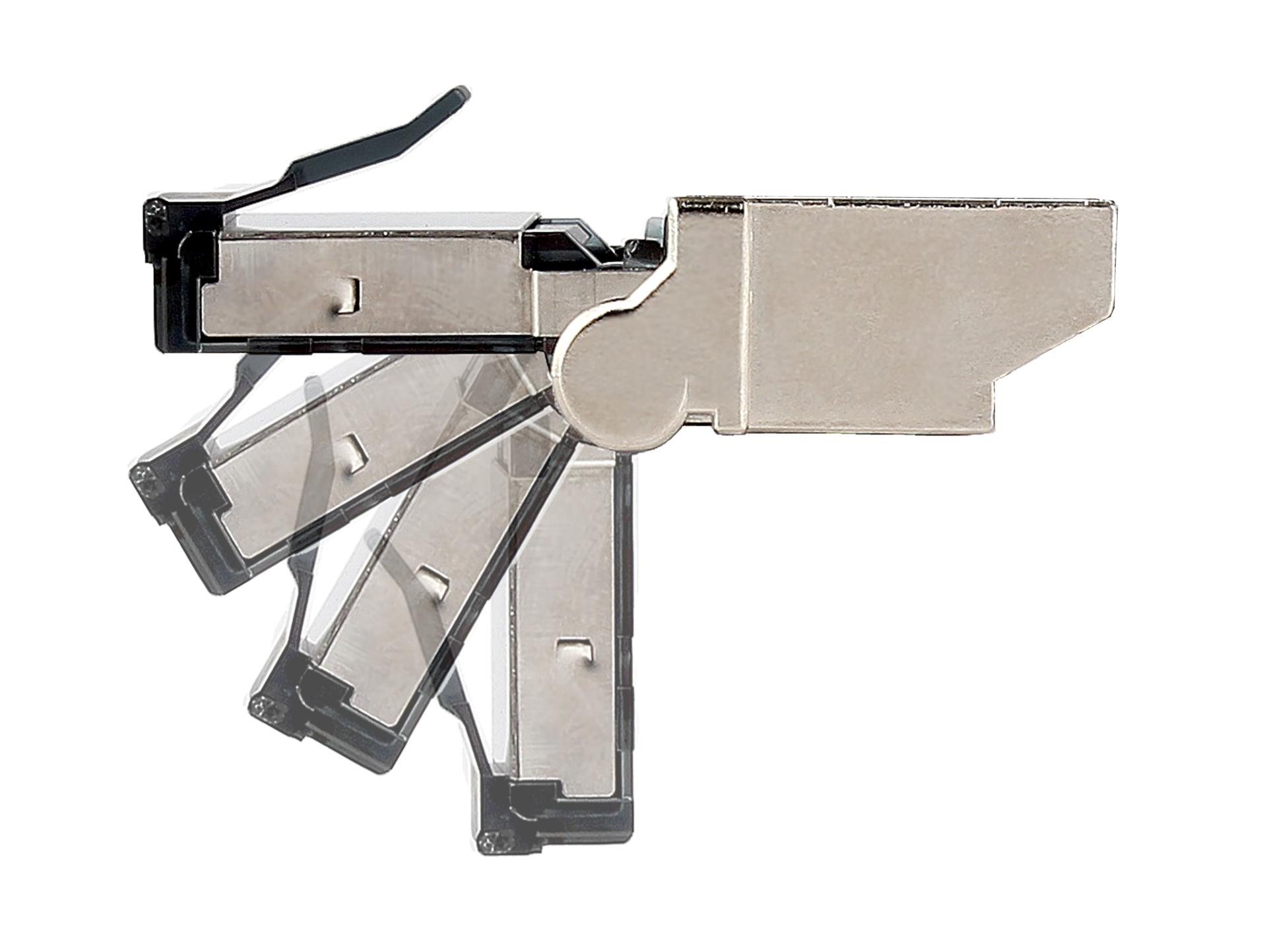 Flex Connector is the first bendable RJ45 connector and makes network cable terminations easier than ever.