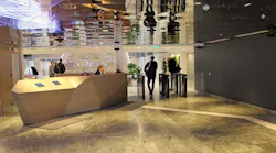 Boon Edam's ‘Black Edition’ Lifeline Speedlane Swing turnstiles support brand image while maintaining a premium security entrance solution at EVRY.
