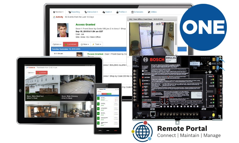 An integration between Bosch B and G Series Control Panels and Connect ONE by Connected Technologies LLC makes it simple for dealers to add intrusion detection and access control services from a single panel while using one interface to manage every customer.