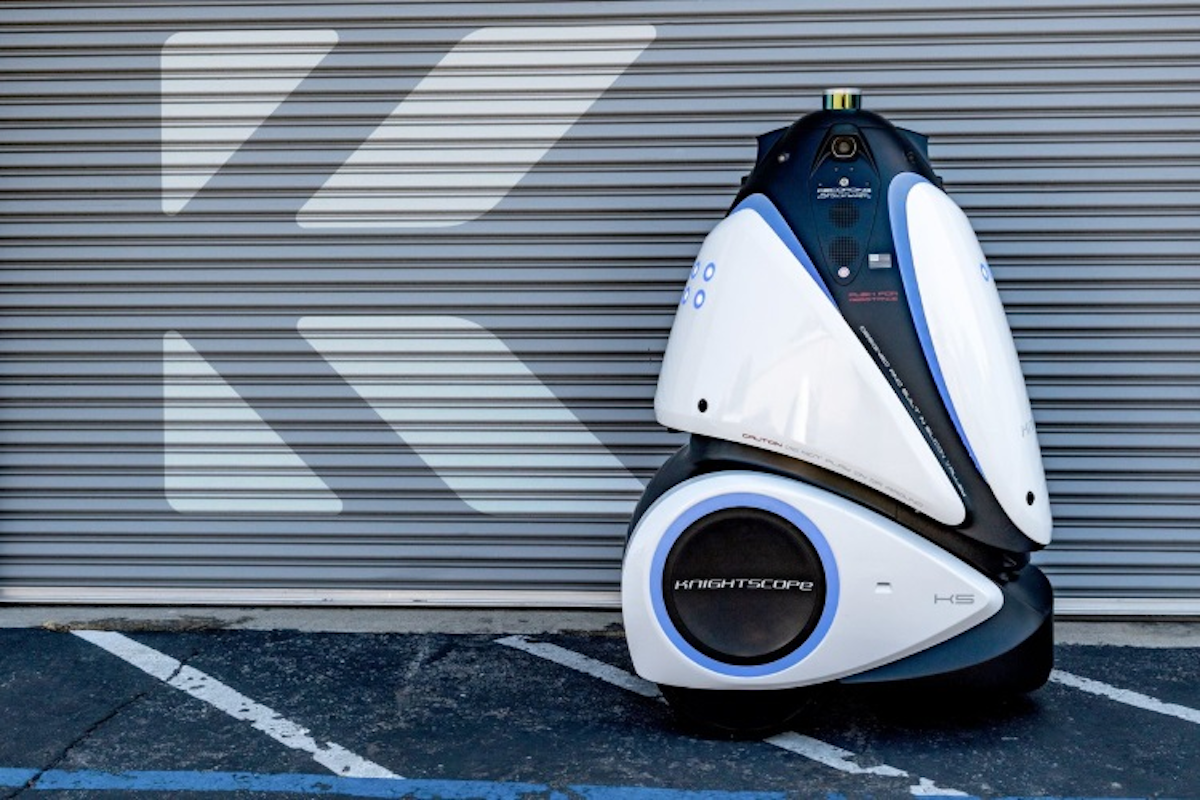 Knightscope's 4thGeneration K5 Autonomous Security Robot From