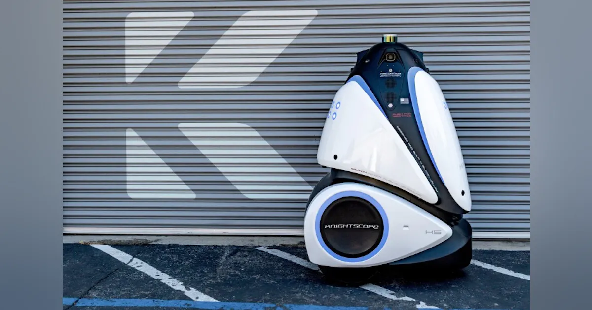 Knightscope's 4th-Generation K5 Autonomous Security Robot | Security ...