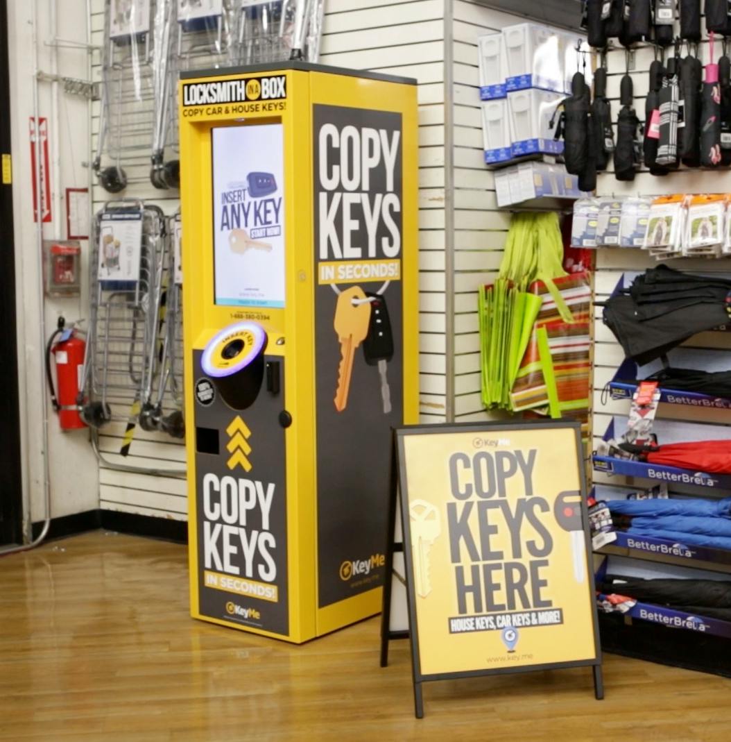 Chances are you will find a KeyMe kiosk, which can now copy prox cards and fobs, in a retailer near you.