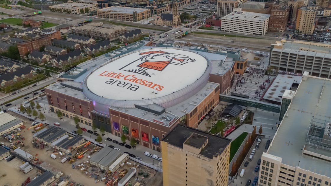 Little Caesars Arena shows off the high-tech suite life