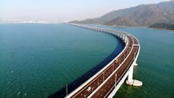 The Hong Kong-Zhuhai-Macao Bridge relies on customized security solutions from Bosch to ensure safe operations. The world’s largest sea-crossing bridge was opened by Chinese officials late October 2018. The Hong Kong-Zhuhai-Macao Bridge relies on customized security solutions from Bosch to ensure safe operations. The world’s largest sea-crossing bridge was opened by Chinese officials late October 2018.