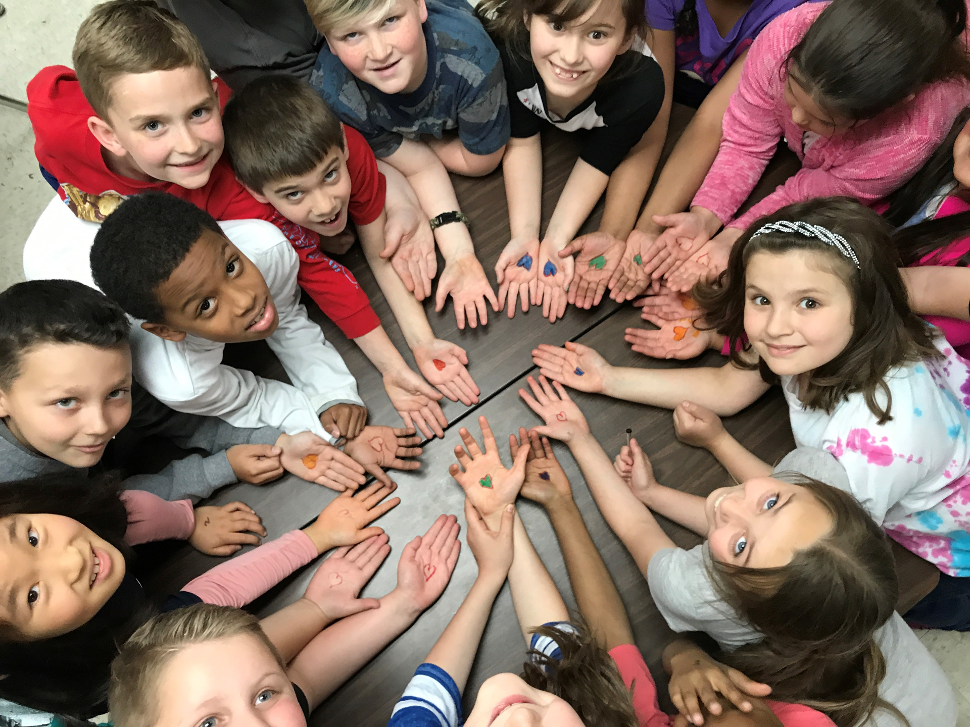 For years, Silent Guard President and CEO Dwight Sears has been spreading a message of kindness in the classrooms of Kentucky. He says 'the heart on the hand is our international symbol for kindness.'