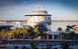 Princess Cruise Line ship, Ruby Princess makes a port call in San Diego. The Port of San Diego is the most recent victim of ransomware cyber attacks, according to an indictment. The Port employs about 570 workers and oversees 34 miles of San Diego Bay waterfront property. Princess Cruise Line ship, Ruby Princess makes a port call in San Diego. The Port of San Diego is the most recent victim of ransomware cyber attacks, according to an indictment. The Port employs about 570 workers and oversees 34 miles of San Diego Bay waterfront property.