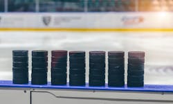 As a preemptive measure against active shooter situations, faculty members at Oakland University are being armed with hockey pucks. As a preemptive measure against active shooter situations, faculty members at Oakland University are being armed with hockey pucks.