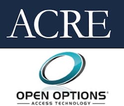 ACRE has entered into an agreement to acquire access control solutions provider Open Options. ACRE has entered into an agreement to acquire access control solutions provider Open Options.