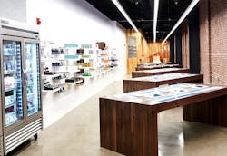 The MedMen cannabis boutiques in Beverly Hills and Los Angeles represent the high-end cannabis retail market in the United States.