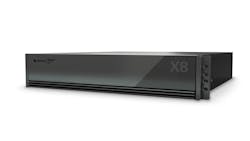 The Milestone Husky X8, pictured above, is a high-performing network video recorder for the high-end market, offering remarkable performance and reliability with component, storage and application redundancy, ensuring continuous uninterrupted operation.
