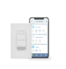 Decora Smart&trade; Wi-Fi and Z-Wave Plus In-Wall Outlets: Includes a top outlet that can be controlled via a smartphone or voice and a bottom outlet that is always-on for devices such as phone chargers or alarm clocks