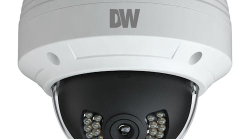 The DWC-MVT4Wi36 dome camera, pictured above, is one several new 4MP MEGApix video analytics cameras from Digital Watchdog.