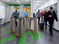 . Aeroturn’s solution was selected because it can handle the additional weight of the forced entry resistant glass due to its fully patented engineered mechanism (robust) to carry and swing the weight at standard entrance and egress speeds. . Aeroturn’s solution was selected because it can handle the additional weight of the forced entry resistant glass due to its fully patented engineered mechanism (robust) to carry and swing the weight at standard entrance and egress speeds.