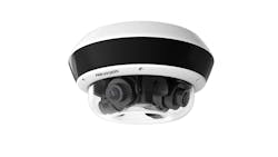 The DS-2CD6D54FWD-IZHS 20 MP PanoVu Flexible Outdoor Network Camera features 1/2.7&apos; progressive scan CMOS sensors and four lenses.