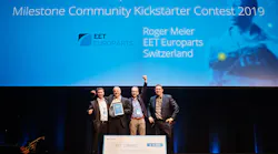 Milestone Systems, the open platform video management software (VMS) company, named Roger Meyer, Managing Director of EET Europarts, the winner of the Milestone Community Kickstarter Contest 2019 during Milestone Community Days (MIPS) in Copenhagen. Innovators from 16 countries submitted ideas to the contest, and four made it to the final round at MIPS in Copenhagen.