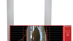 IP Video Corporation's new ViewScan concealed weapons detection system.