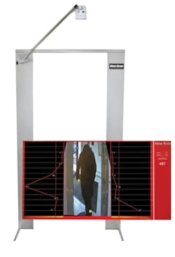 IP Video Corporation's new ViewScan concealed weapons detection system. IP Video Corporation's new ViewScan concealed weapons detection system.