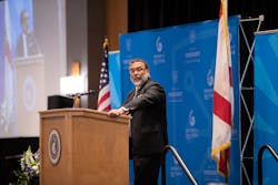 National Security Agency Executive Director Harry Coker Jr. speaking at the 2019 CAE Executive Leadership Forum in Pensacola, FL. National Security Agency Executive Director Harry Coker Jr. speaking at the 2019 CAE Executive Leadership Forum in Pensacola, FL.