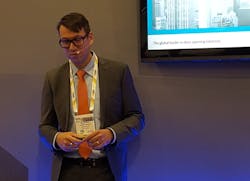 ASSA ABLOY Chief Technology Officer Peter Boriskin delivers remarks at ISC West 2019. ASSA ABLOY Chief Technology Officer Peter Boriskin delivers remarks at ISC West 2019.