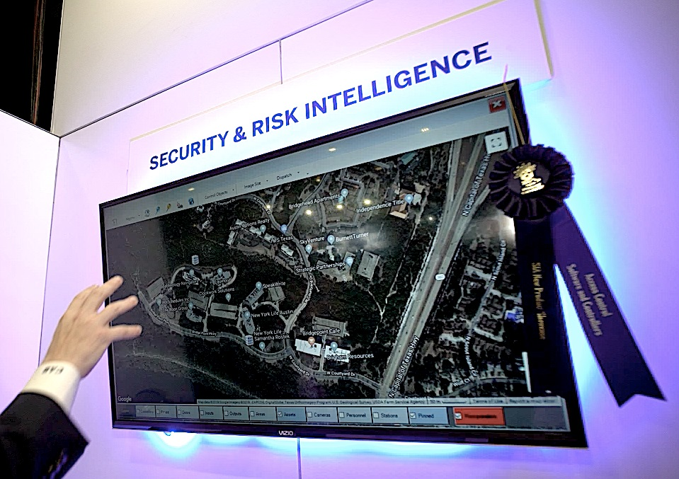 Reconasense demonstrated multiple sensors revealing an event&rsquo;s story on detailed location overlay maps at ISC West 2019.