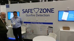 The Safe Zone Detection booth at ISC West 2019.