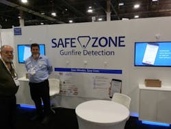The Safe Zone Detection booth at ISC West 2019.