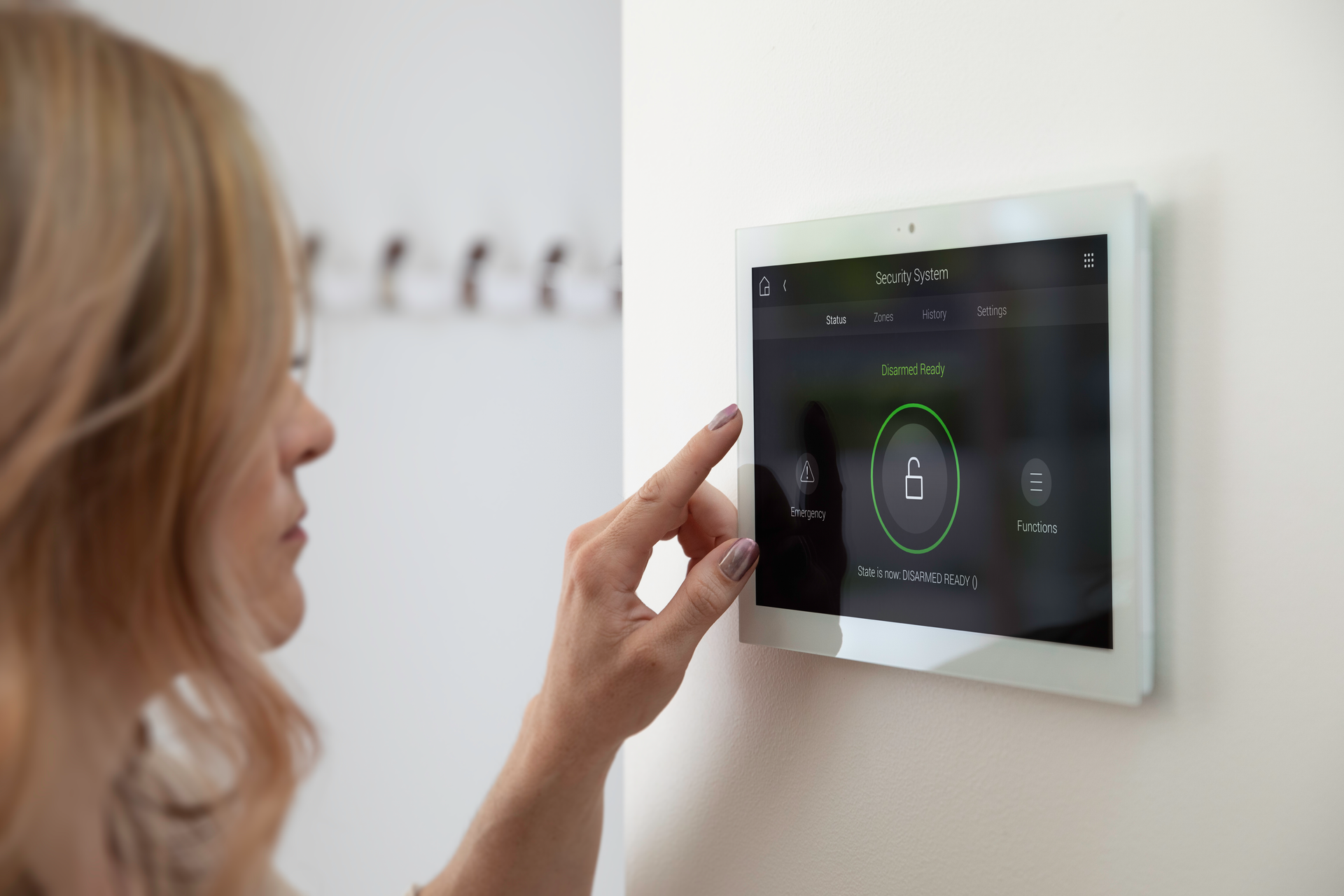 Control4 Smart Home Os 3 Security View On Touch Screen