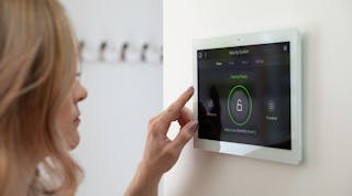 Control4 Smart Home Os 3 Security View On Touch Screen