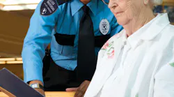 Security professionals can be trained to take on a customer service role.