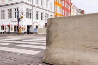 Temporary concrete barriers, such as those pictured here, are increasingly being utilized to prevent vehicle attacks in cities around the world. They are but one of a myriad options city leaders and organizations have at their disposal to mitigate vehicle attacks.