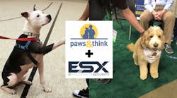 Therapy dogs from Indianapolis nonprofit Paws and Think will attend ESX this June in Indy, where security professionals can interact with these companions that provide a sense of security to children and teens year-round.