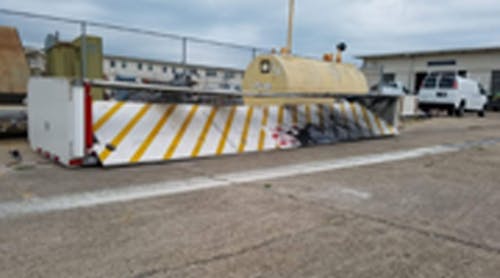 A Delta MP5000 portable barrier recently stopped a stolen Ford Edge crossover SUV at the North Gate of the Naval Air Station - Corpus Christi.