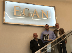 L to R: Mike Skarie -Egan Company, Kurt Johnson -Egan Company, Karen Evans- Sielox. L to R: Mike Skarie -Egan Company, Kurt Johnson -Egan Company, Karen Evans- Sielox.