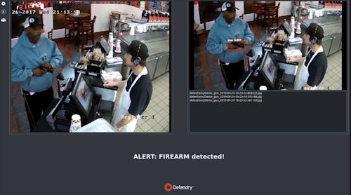 Defendry&apos;s Active Response Technology automatically detects and sends alerts about threats, such as an active shooter or robbery, in real time.