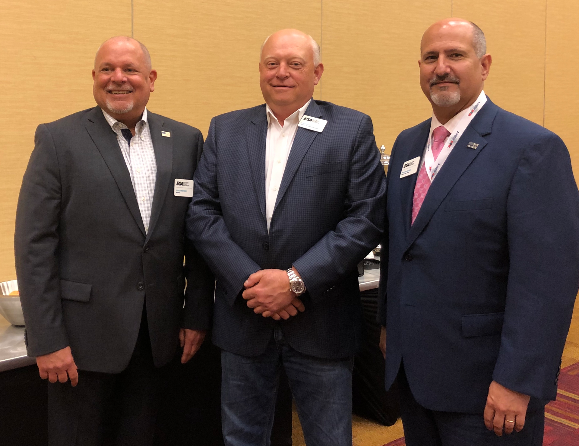 ESA Board of Directors member Steve Firestone, President Chris Mosley, and Executive Director Merlin Guilbeau held a press conference at ESX on Tuesday to discuss the associations vote to end its state chapter program in its current form.